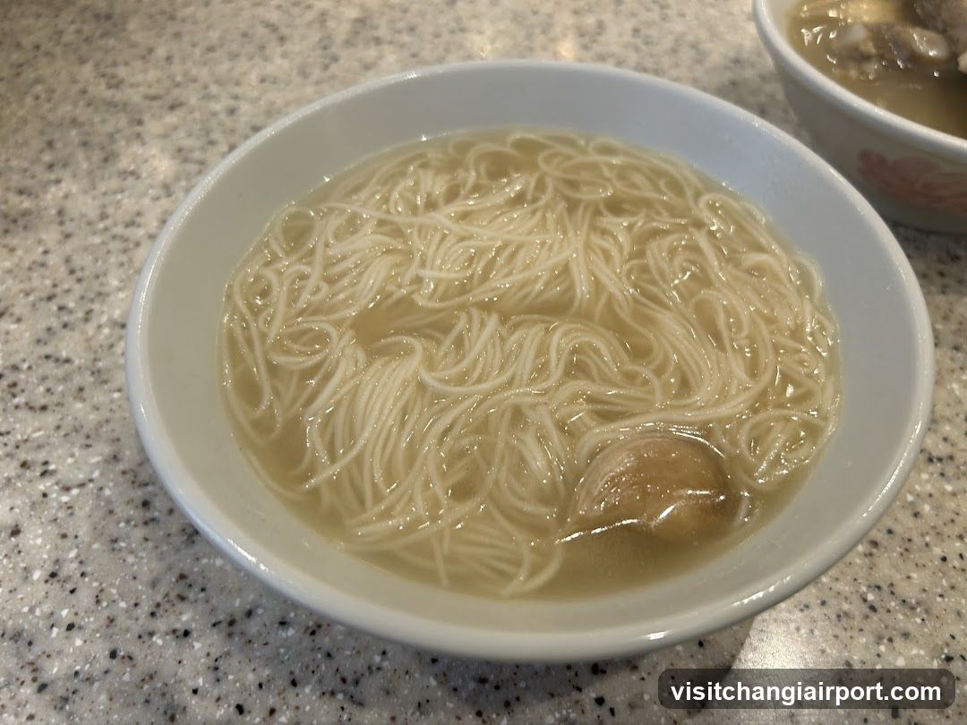 Bowl of Noodles with Broth