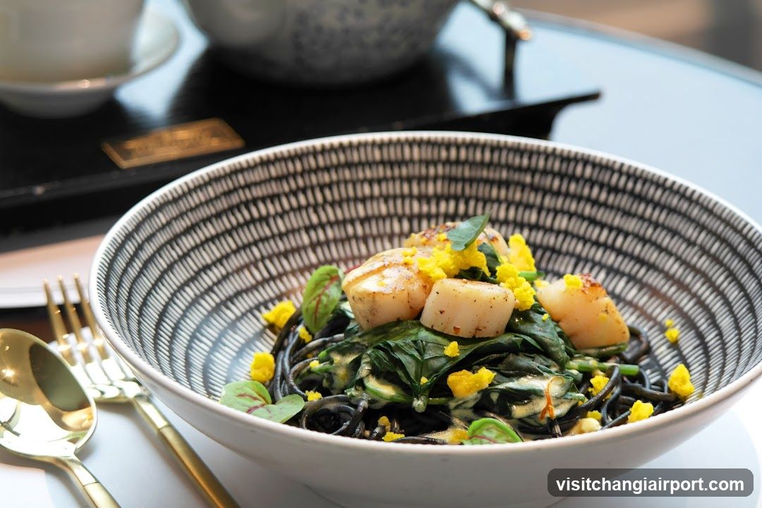 Seared Scallops with Pasta