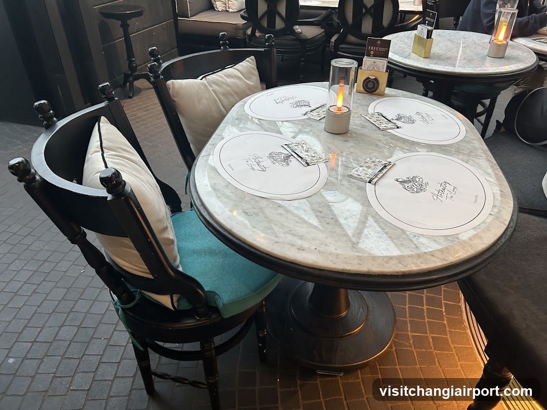 Restaurant Interior Table Setting