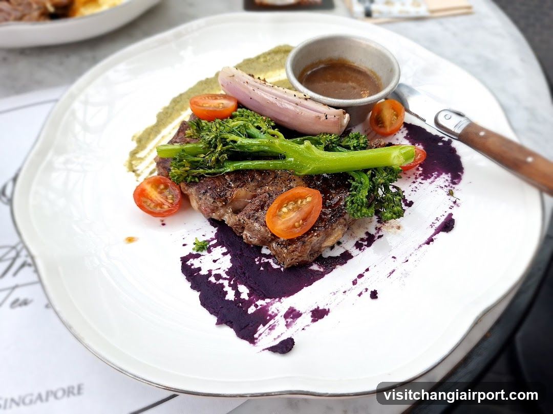 Steak with Broccoli and Cherry Tomatoes