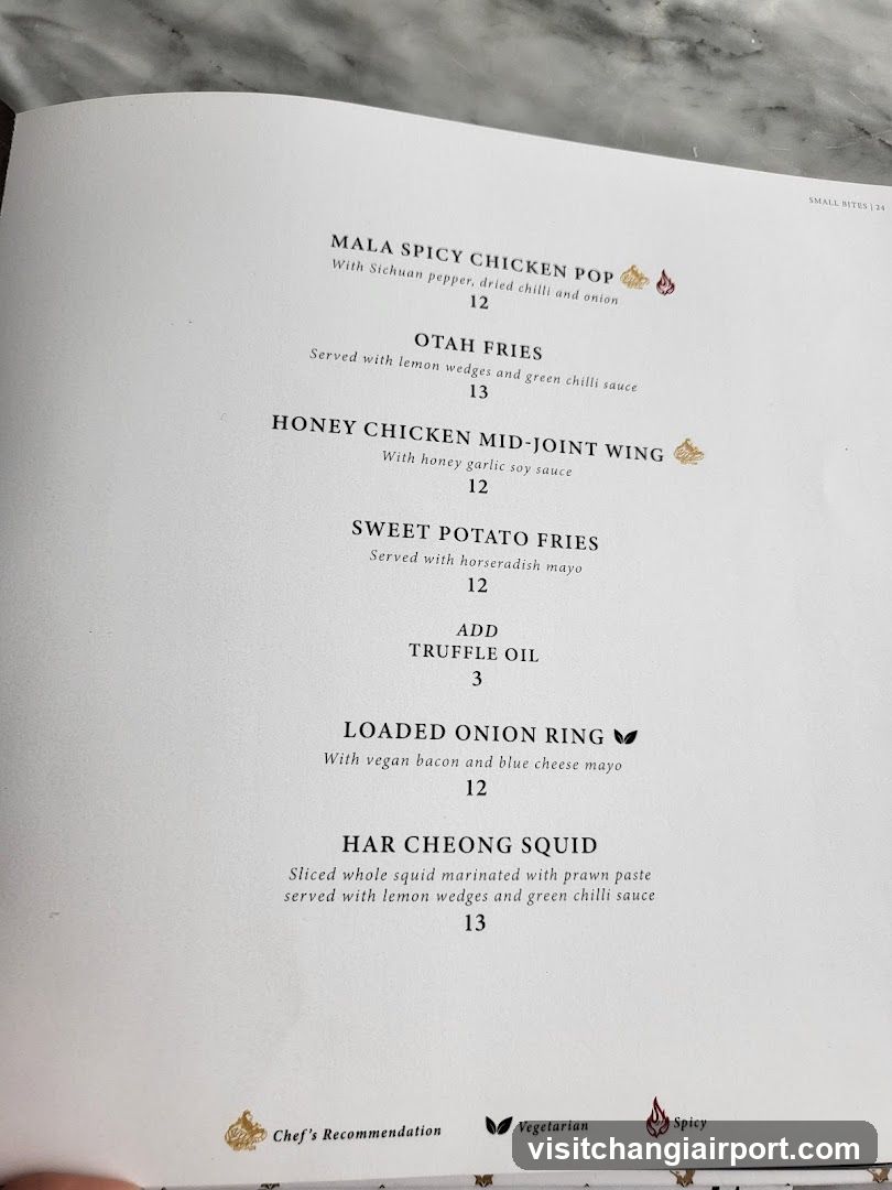 Restaurant Menu Page
