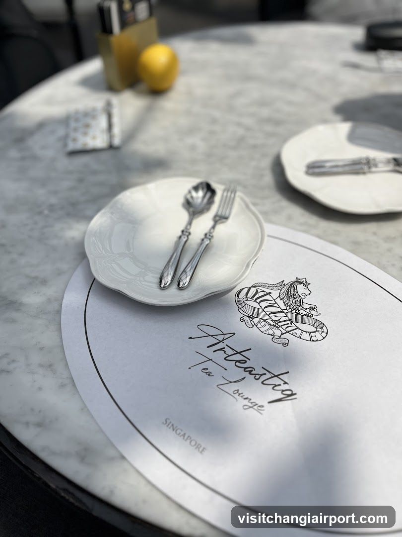 Tea Lounge Table Setting