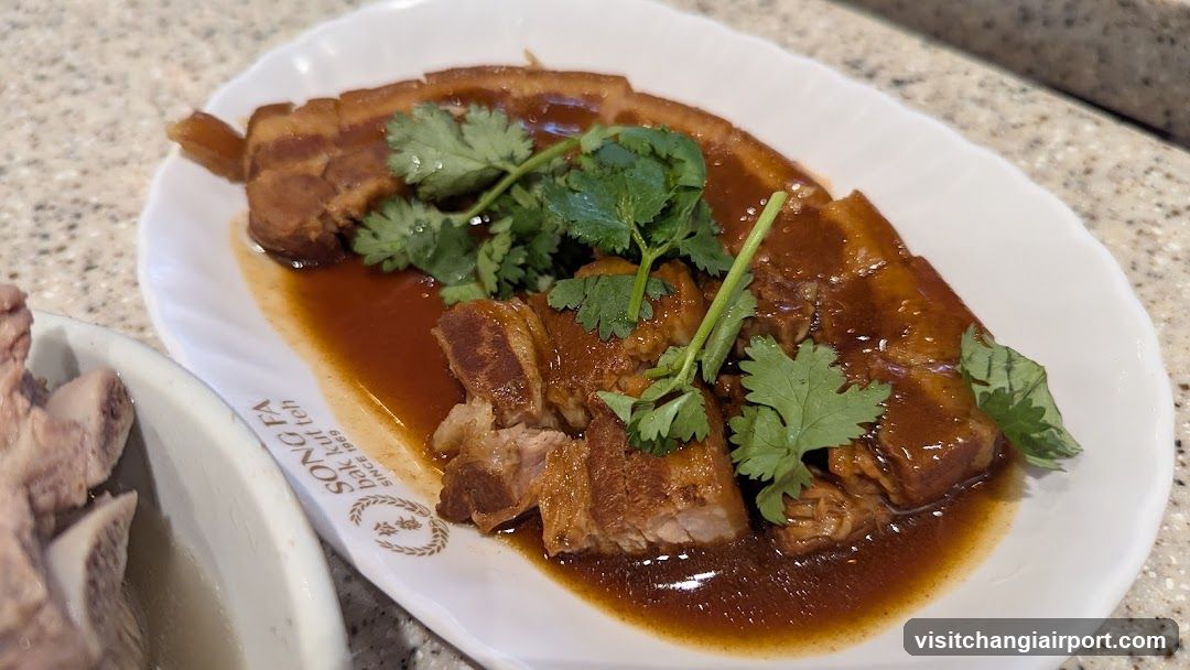 Braised Pork with Cilantro