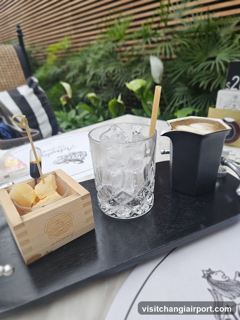 Outdoor Cafe Table Setting