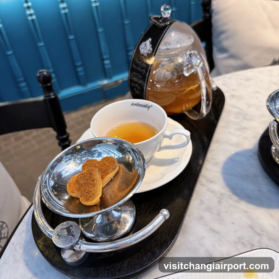 Tea Service with Pastries