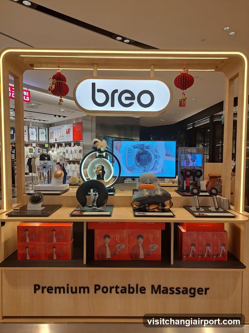 Breo Portable Massager Display