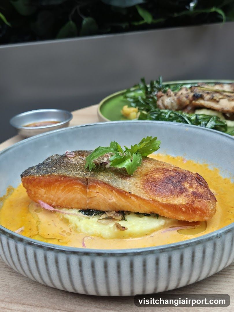 Salmon Dish with Creamy Sauce