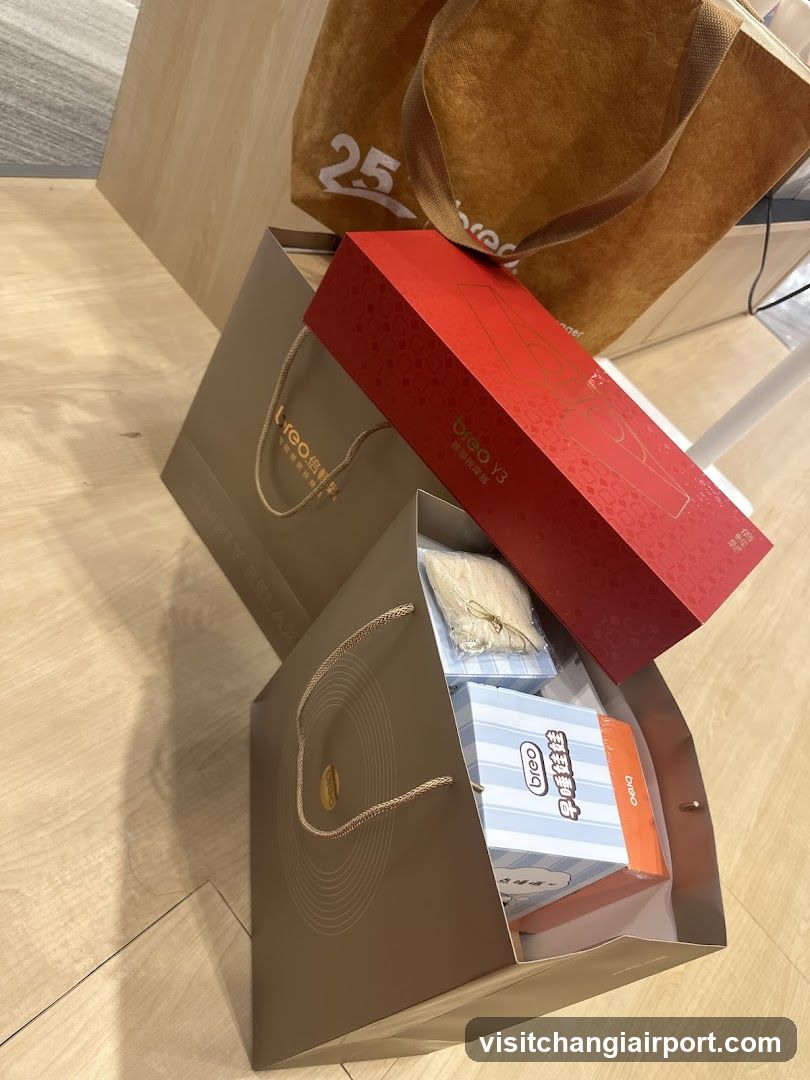 Shopping Bags with Products