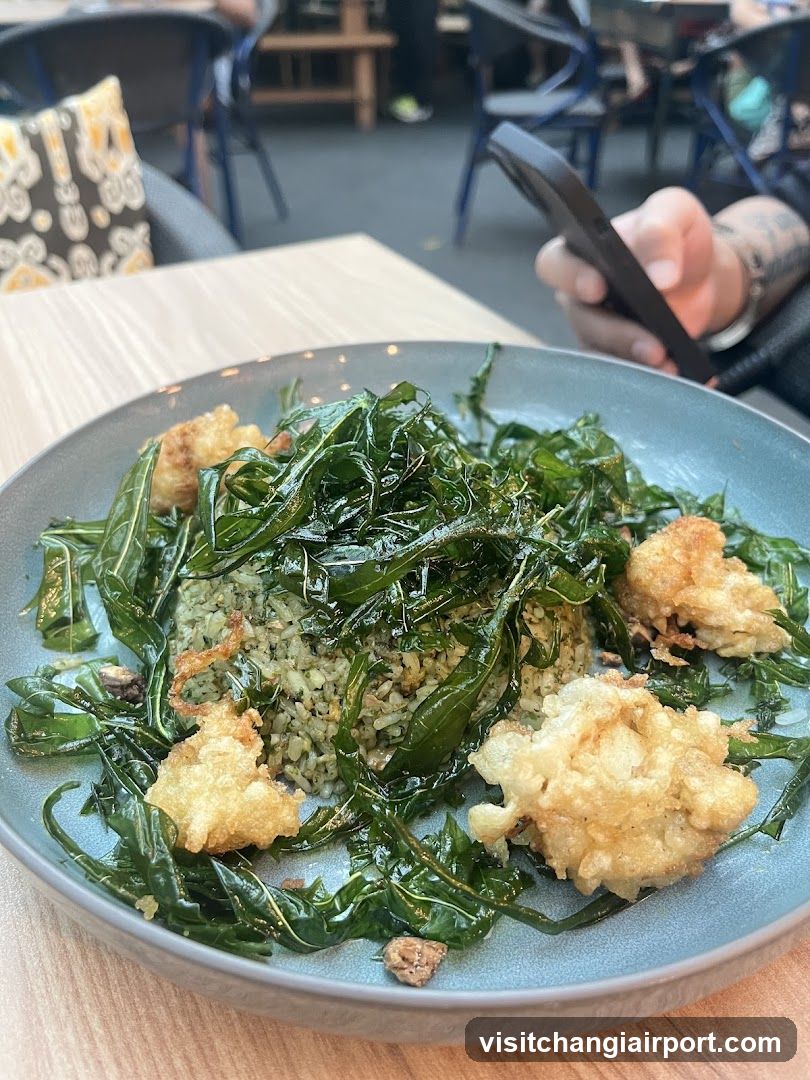 Seaweed Salad with Fried Tempura