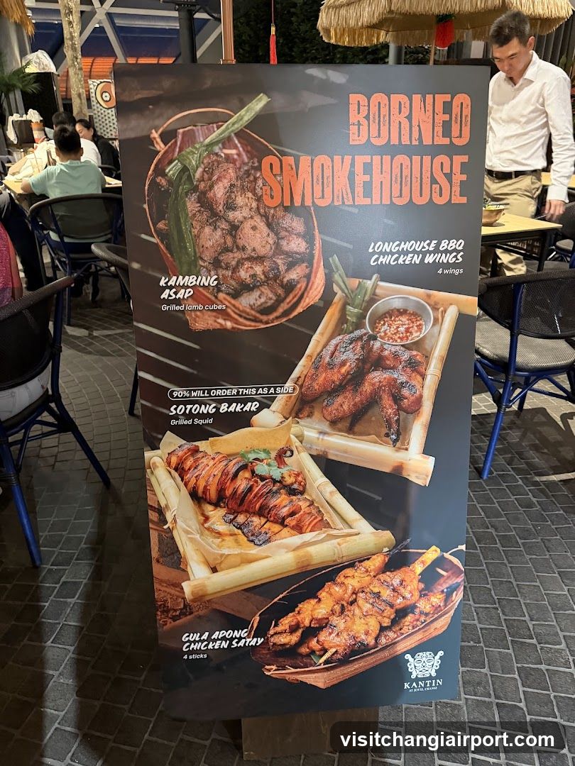 Borneo Smokehouse Menu Board
