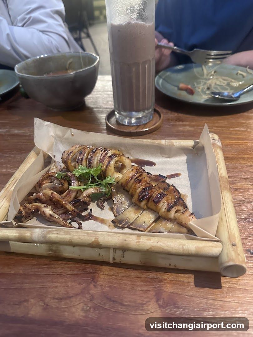 Grilled Squid Dish