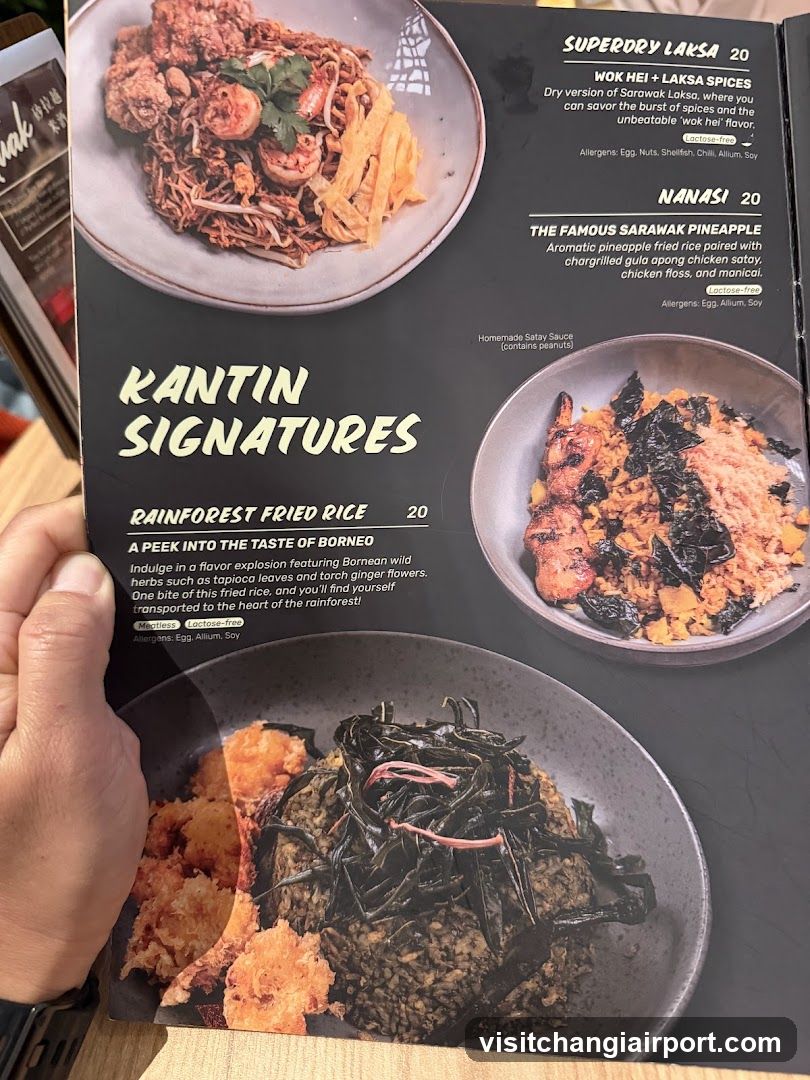 Rantin Signatures Menu