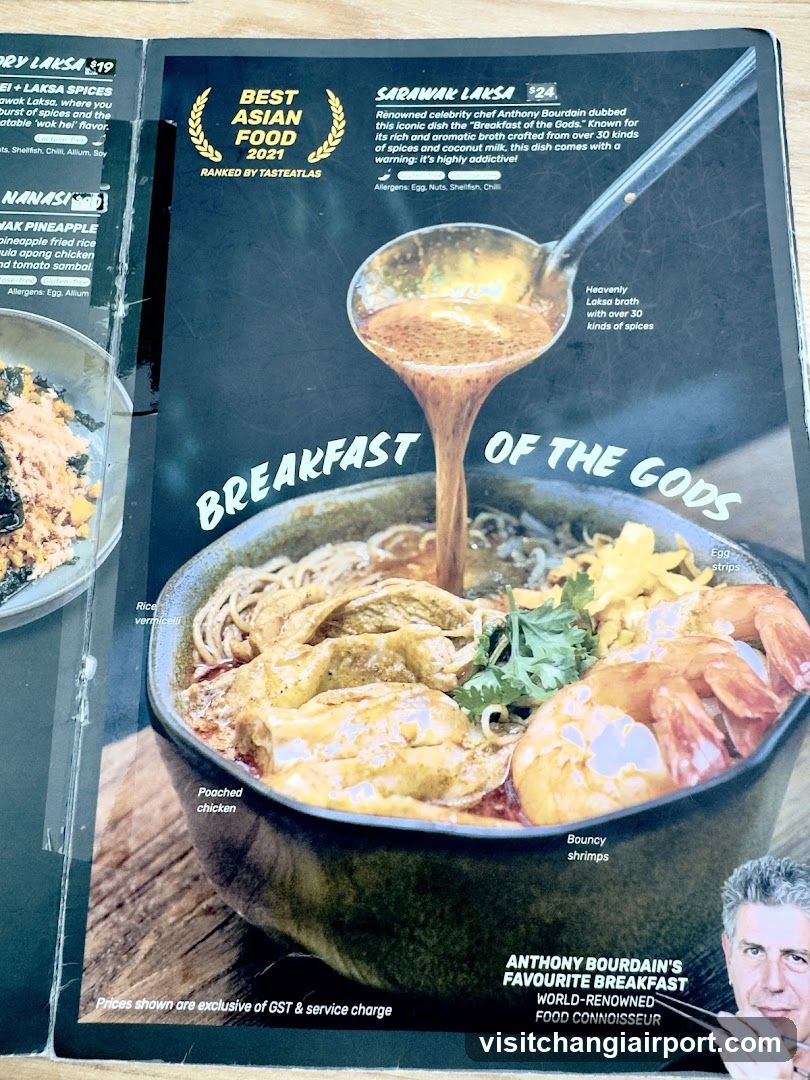 Breakfast of the Gods Menu Page