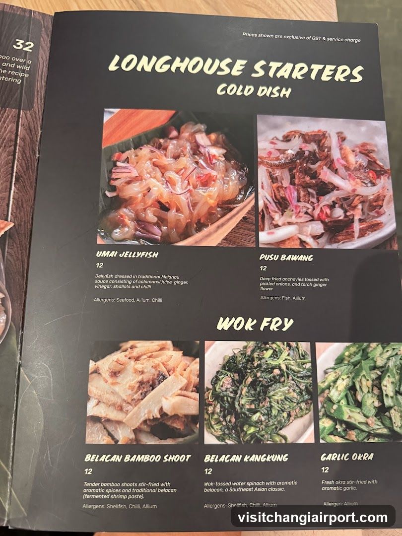Longhouse Starters & Wok Fry Menu