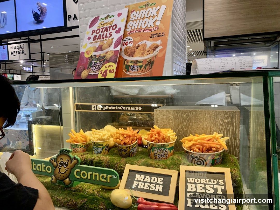 Potato Corner Display Case