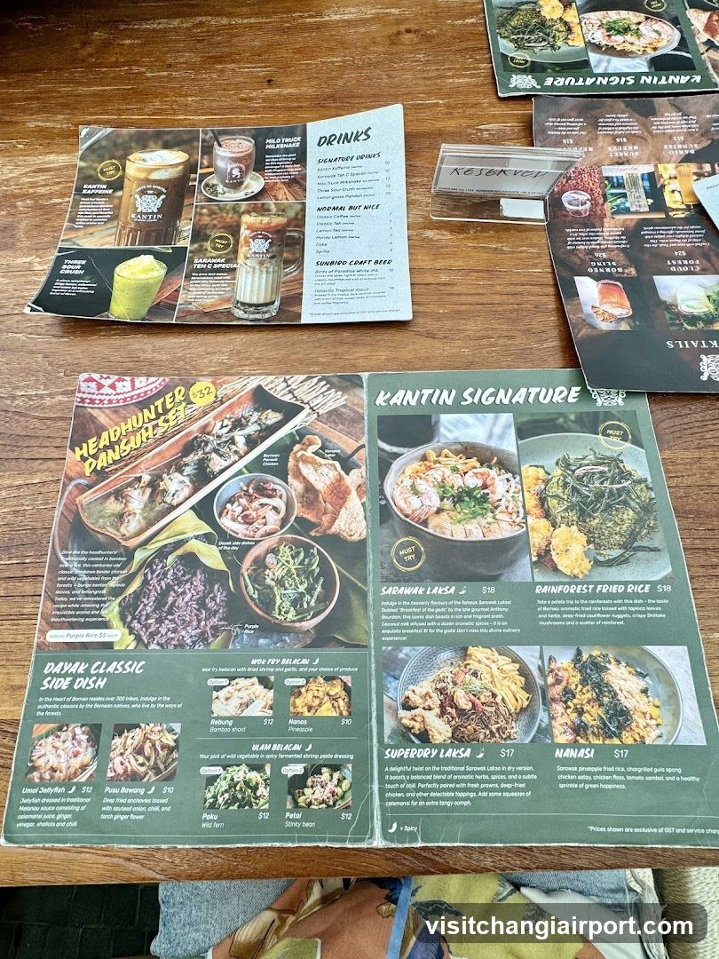 Kantin Menu Spread