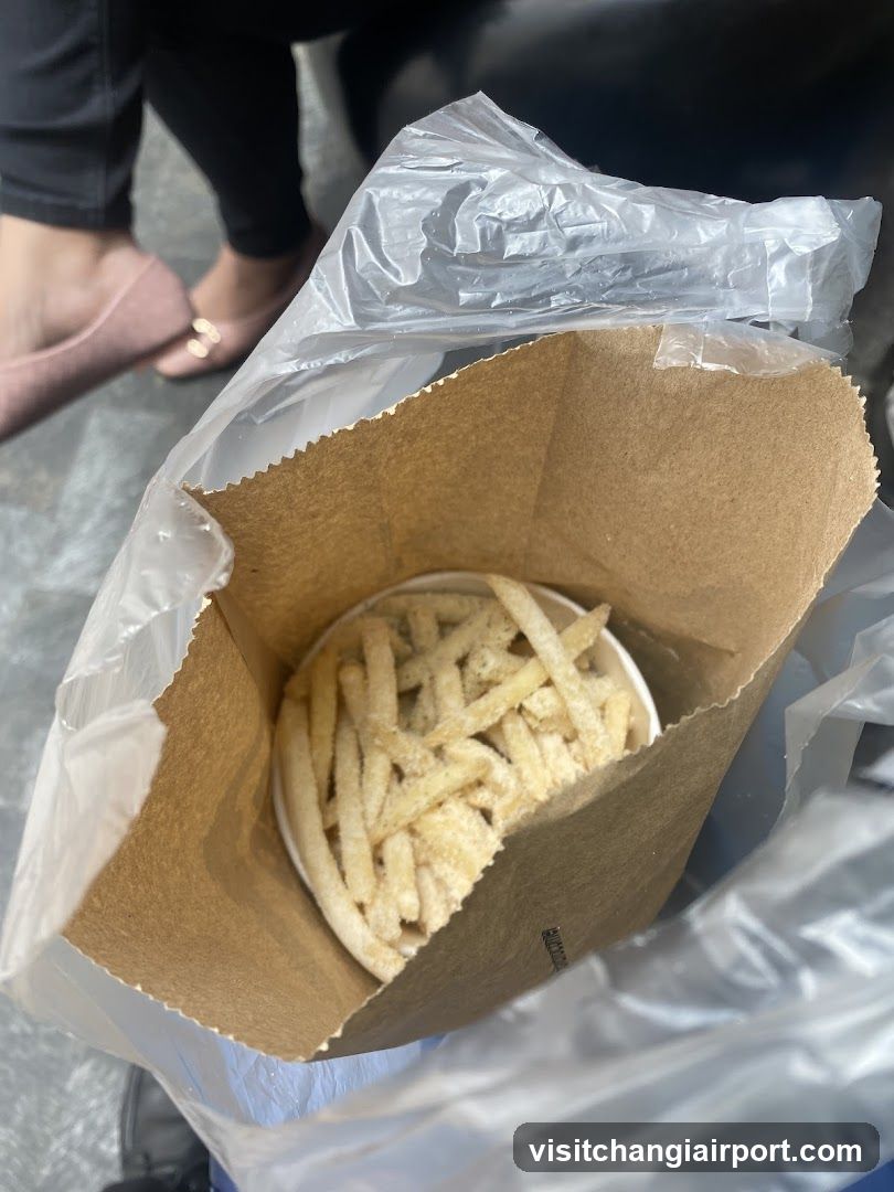 Fries in Paper Bag