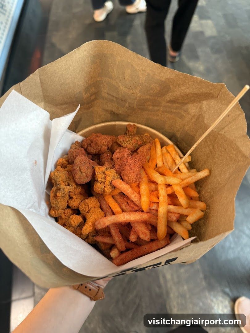 Fried Chicken and Fries