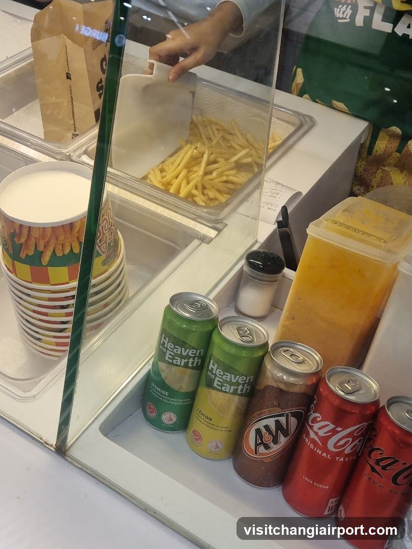 Fast Food Counter Display