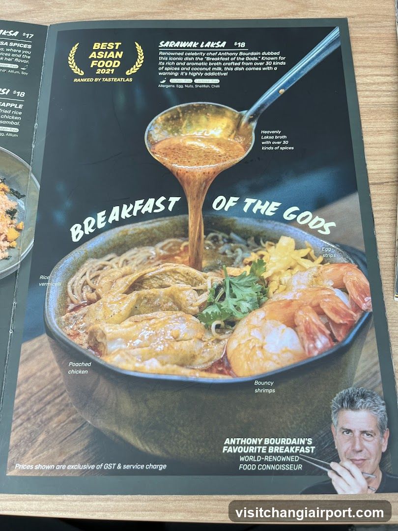 Breakfast of the Gods Menu Page