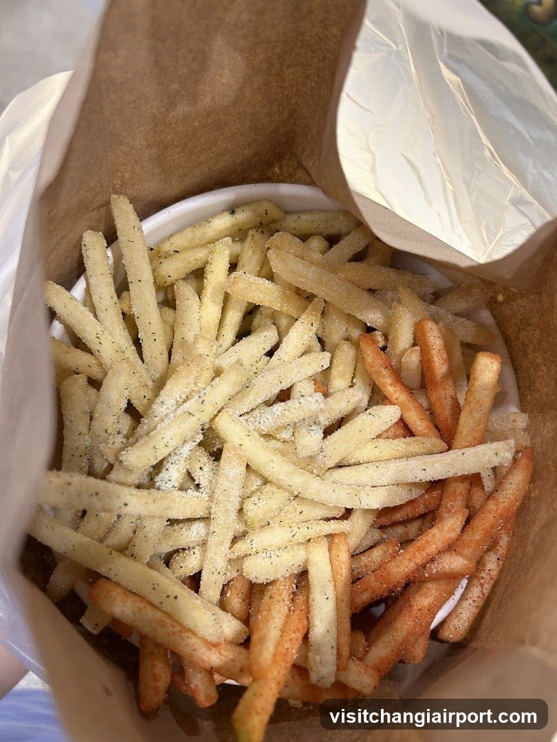 Fries in Paper Bag