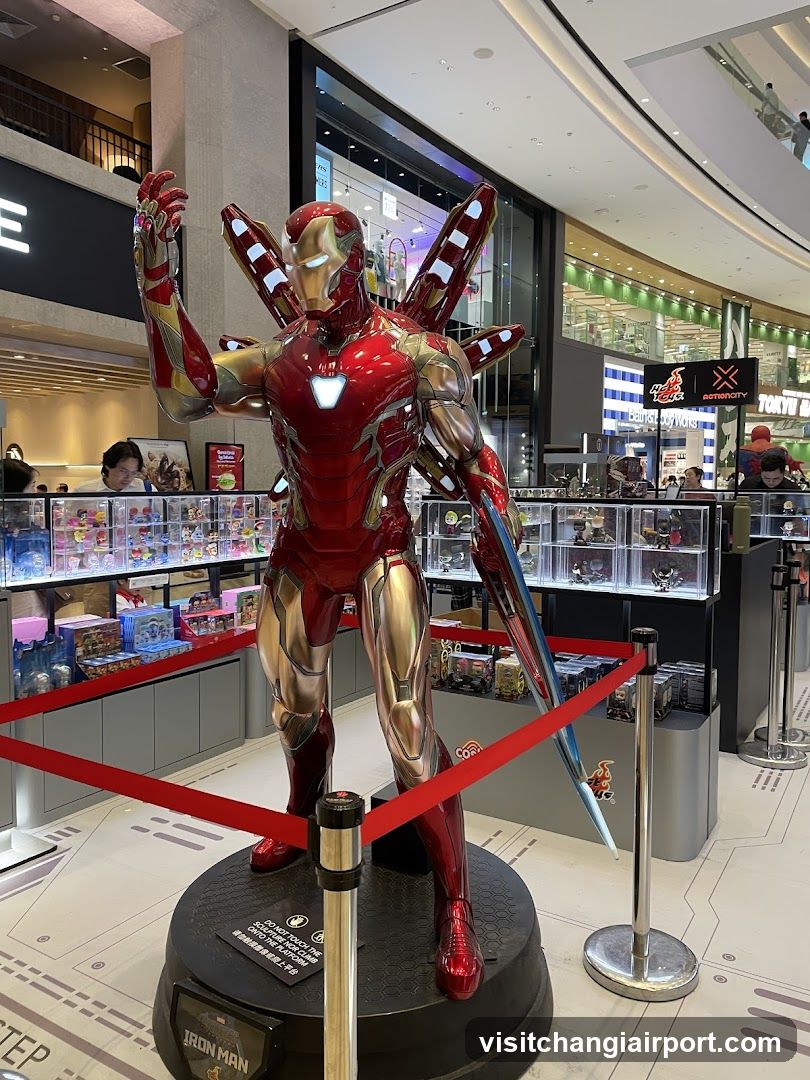 Iron Man Statue in Mall