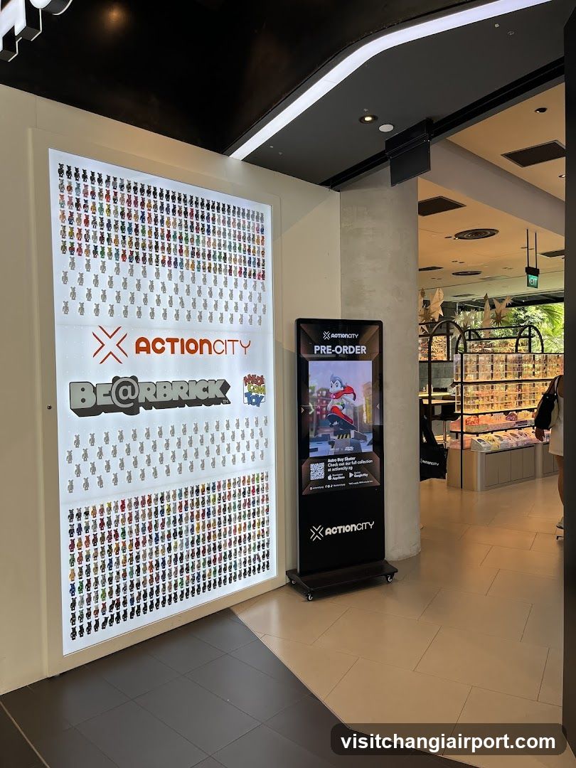 Action City Bearbrick Display