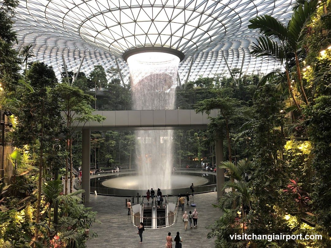 Singapore Botanic Gardens Indoor Waterfall
