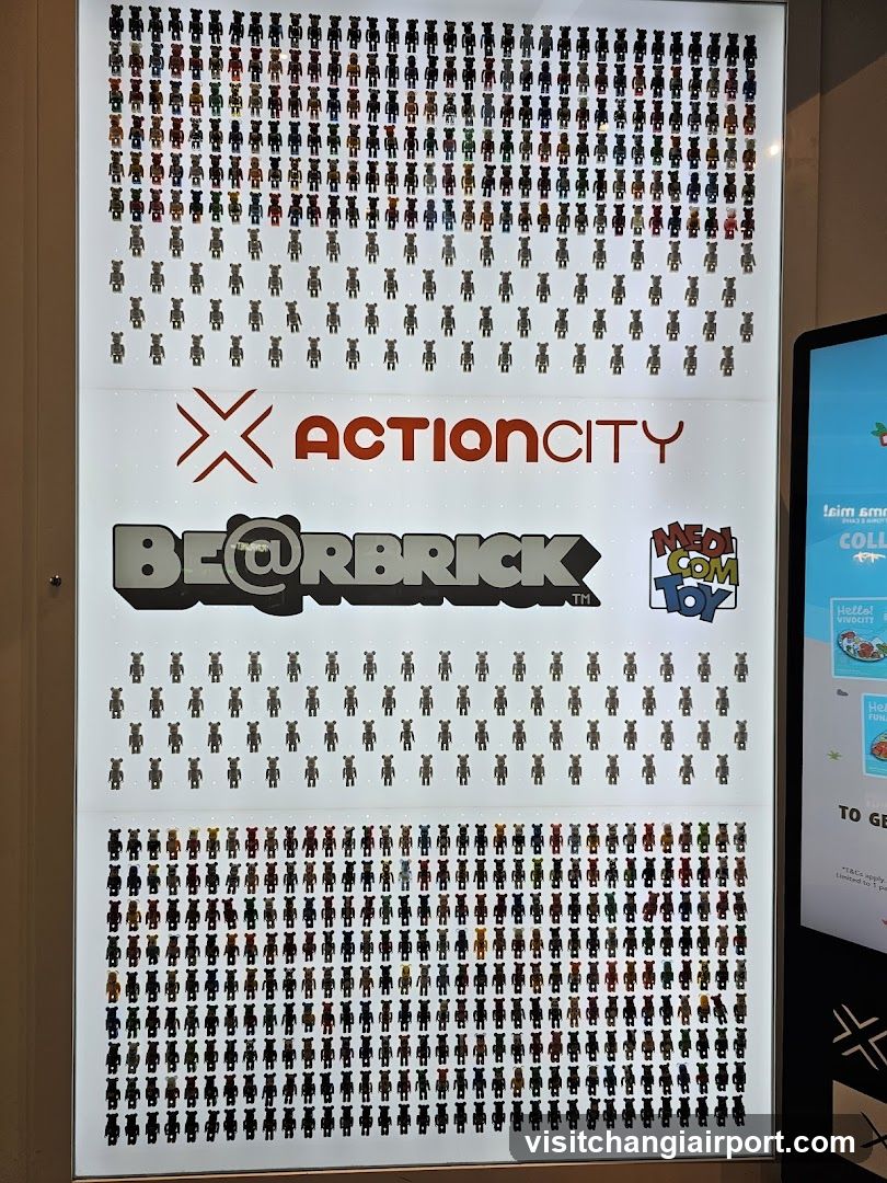 Action City Bearbrick Display