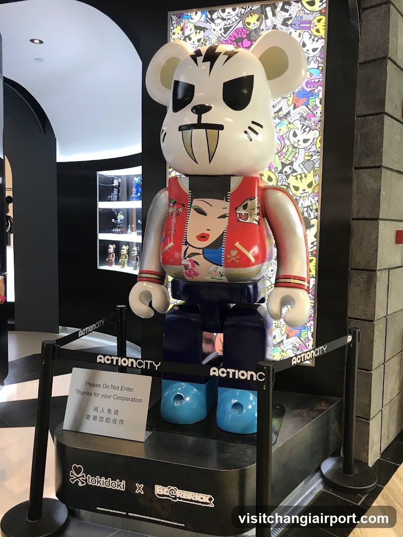 Action City Bearbrick Display