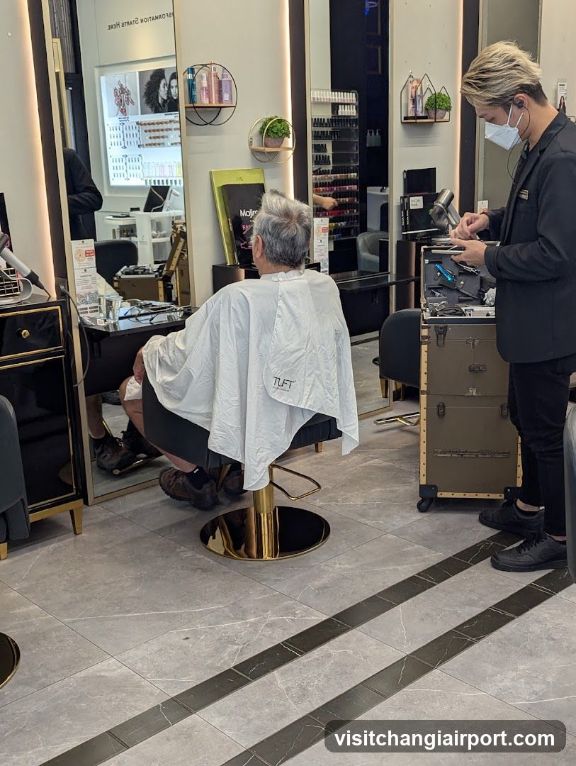 Salon Interior Scene
