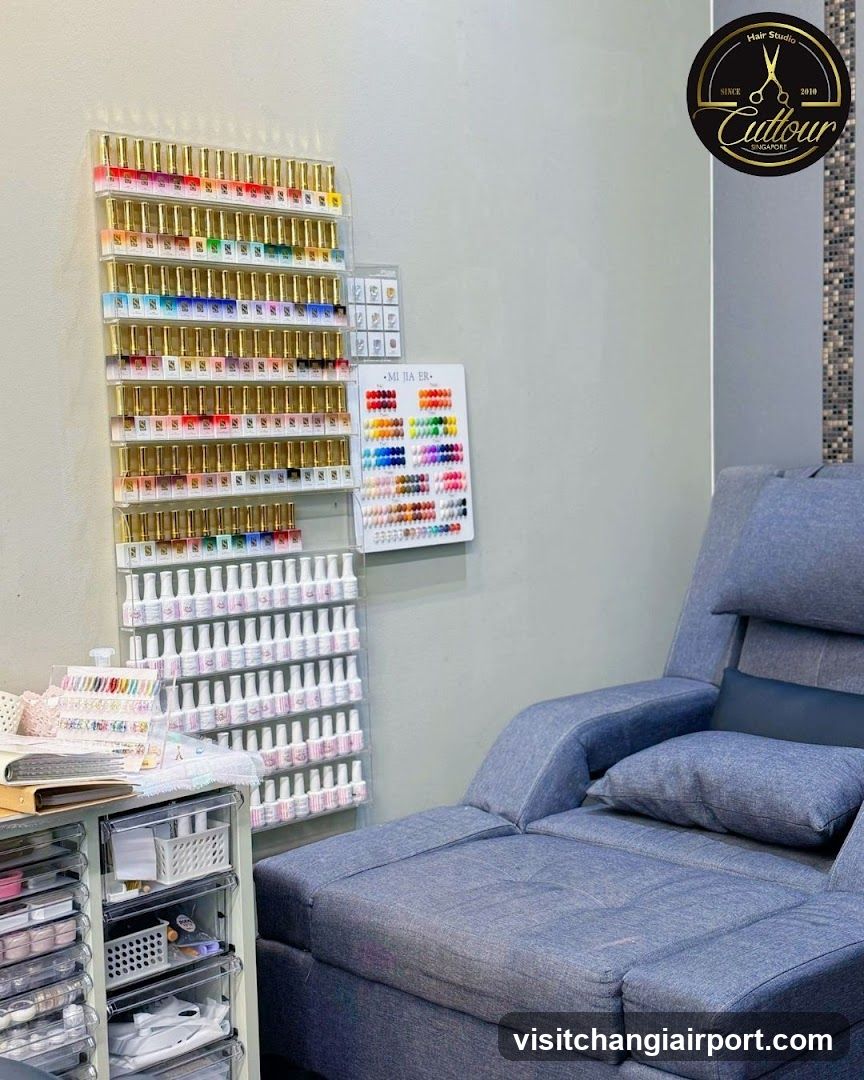 Nail Salon Interior Display