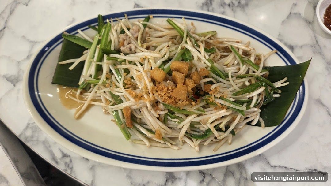Bean Sprout Salad with Green Onions
