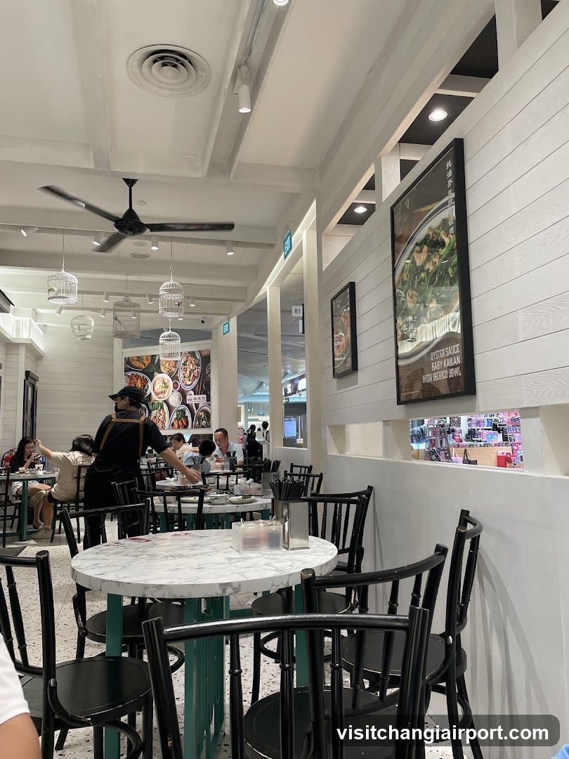 Restaurant Interior with Dining Area and Staff