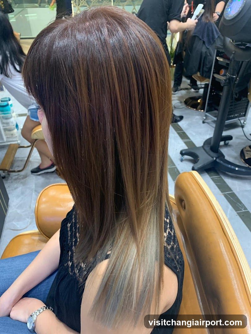 Salon Interior with Hair Styling