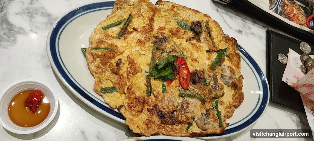 Omelette with Green Beans and Shrimp