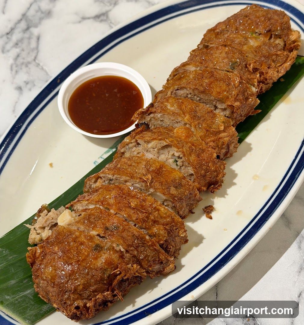 Fried Meat Roll with Sauce