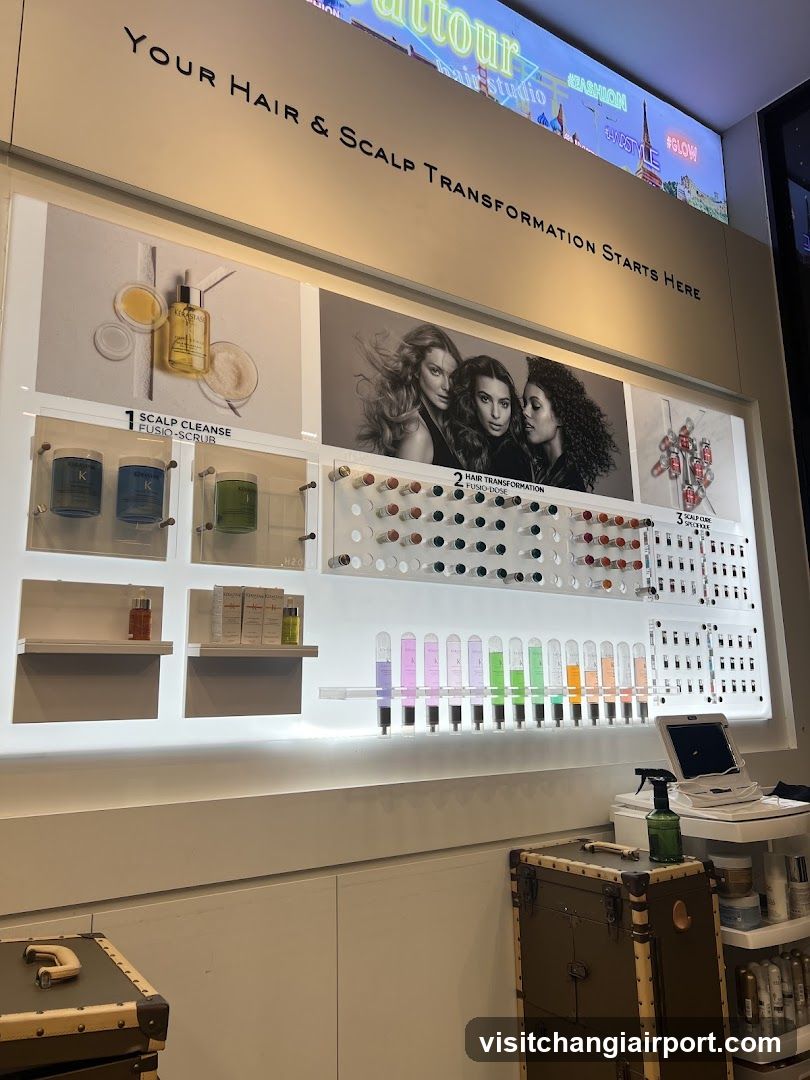 Hair and Scalp Transformation Display