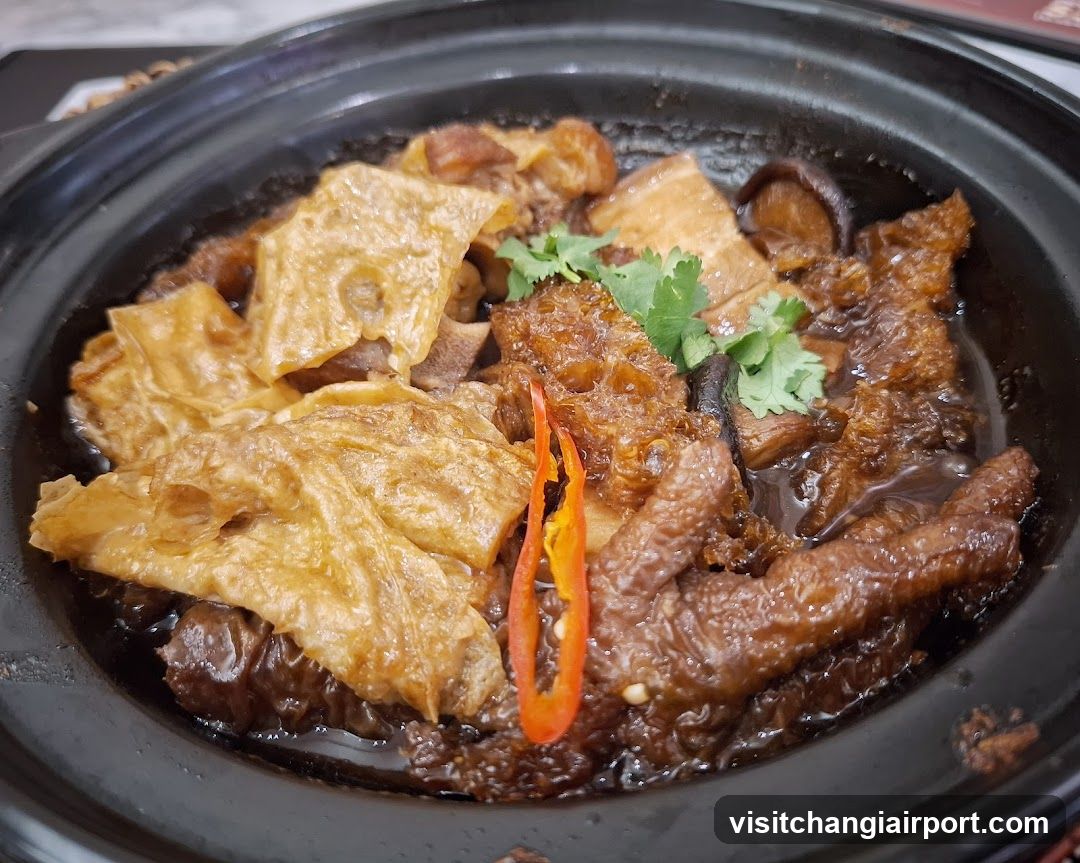 Stewed Meat and Tofu in Clay Pot
