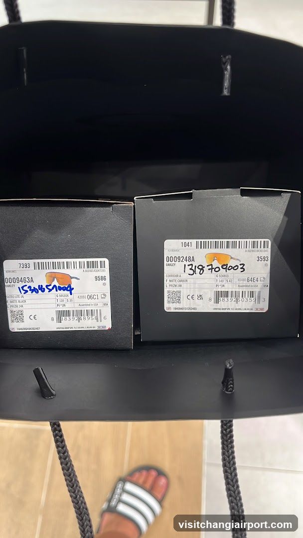 Shoe Boxes in Shopping Bag