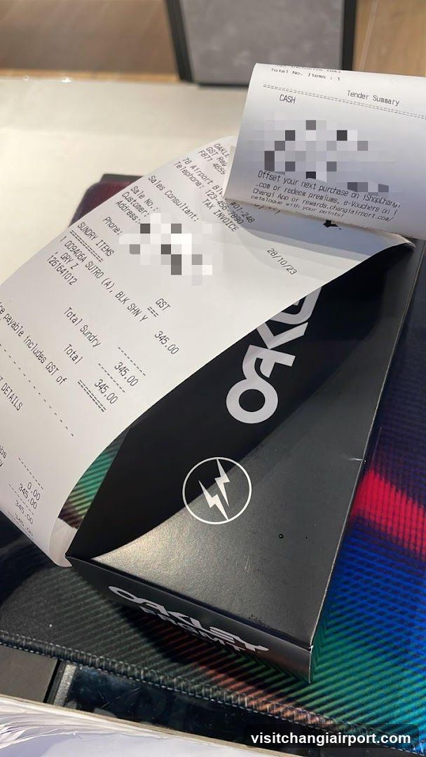 Receipt and Product Box