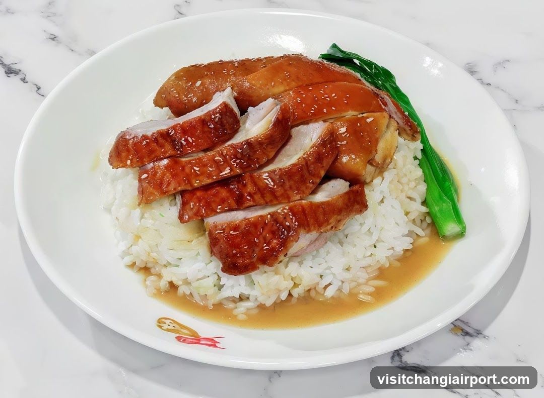 Roast Duck Rice with Greens
