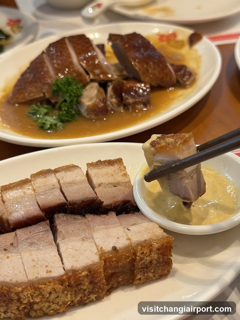 Roasted Pork and Duck Dish