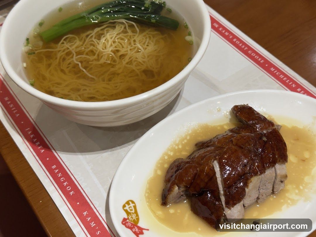 Roast Duck and Noodle Soup