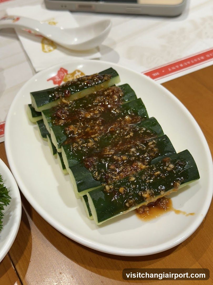Cucumber Salad with Sauce