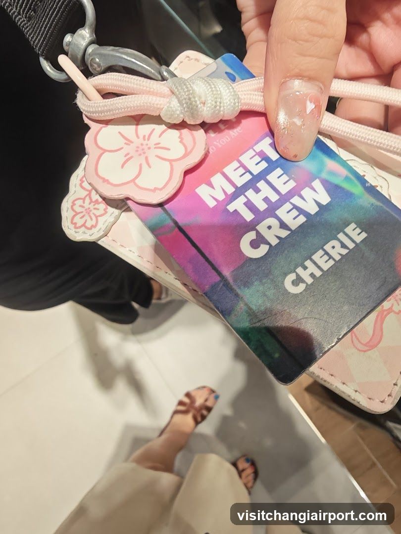 Cherie Meet the Crew Keychain