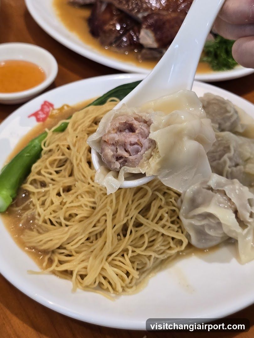 Wonton Noodle Dish