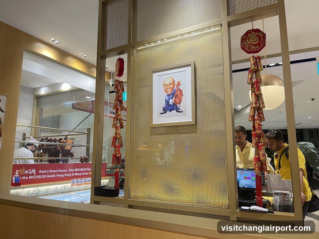 Restaurant Interior with Staff and Decorations