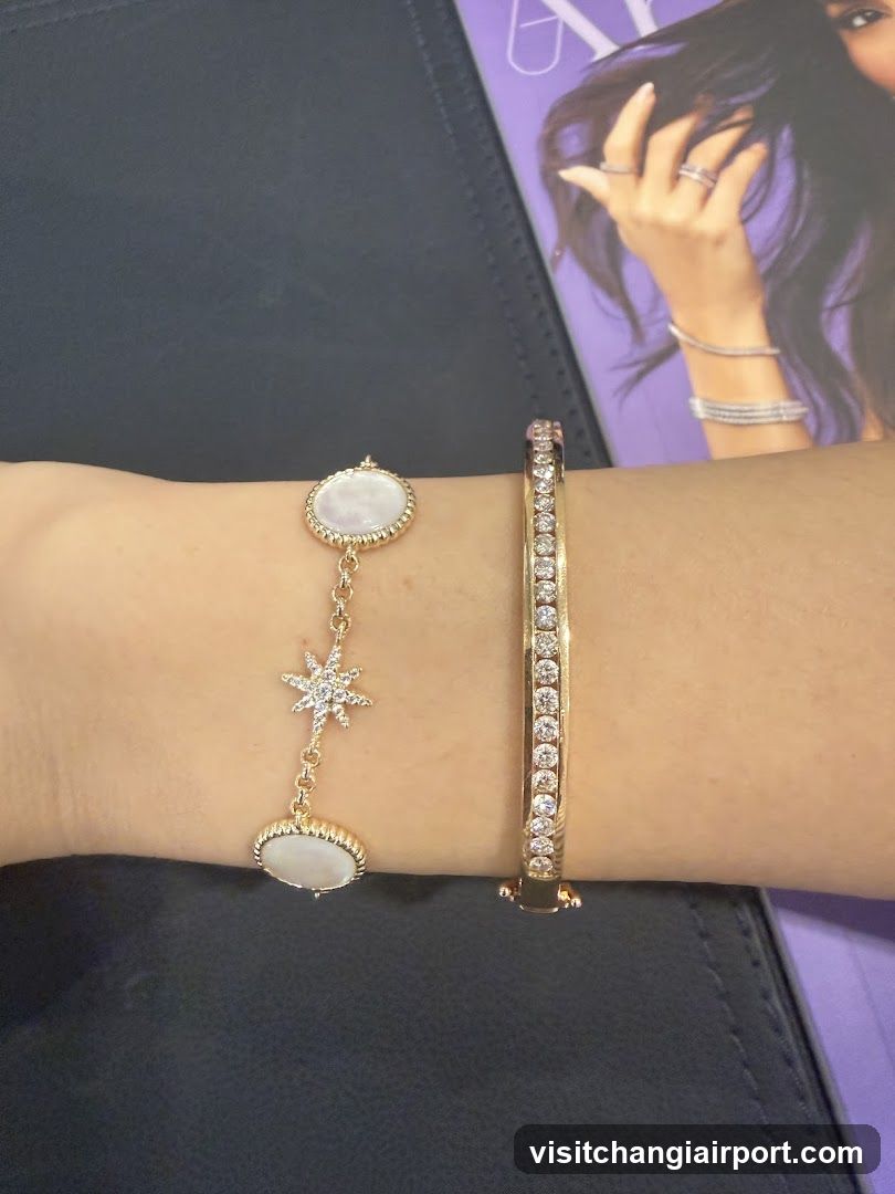 Jewelry Display on Wrist