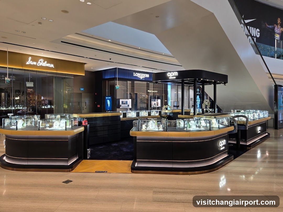 Luxury Watch Display Area in Mall